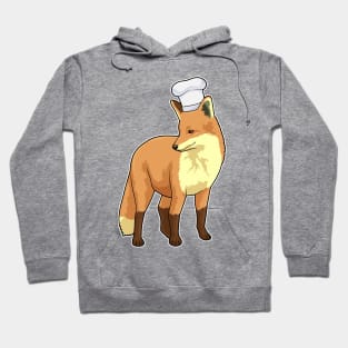 Fox as Cook with Chef hat Hoodie